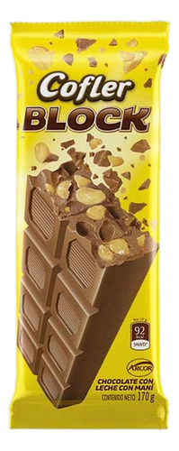 Chocolate Arcor Cofler Block 170 Gramos Oferta! Precio ; )