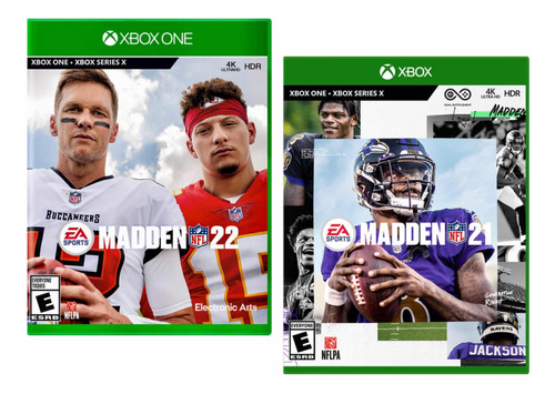 Combo Pack Madden 22 + Madden 21 Xbox One Nuevos Sellados*