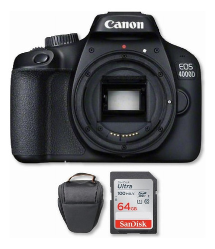 Canon 4000d Sólo Cuerpo + Memoria 64gb De 100mb/s + Bolso