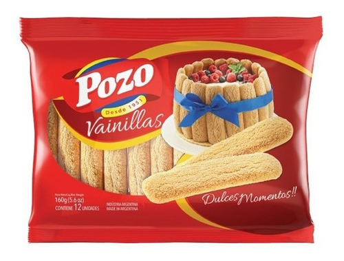 Galletitas Pozo Vainillas 160g X6un- Kiosco Full7x24