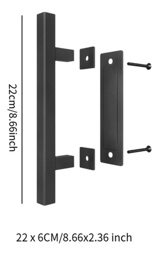 Manija De Puerta De Granero, Manija De Tirador,