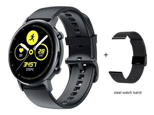 Relogio Smartwatch Sg3 Original Preto  Com 2 Pulseiras 