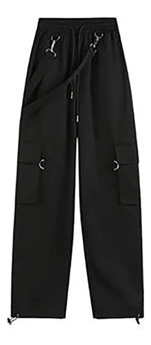 Pantalones Emo Cargo Suit Egirl, Camiseta Alt Overs Techwear