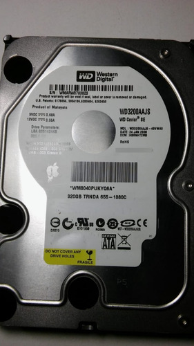 Placa Logica Western Digital 320gb Mod Wd3200aajs-40vwa0 