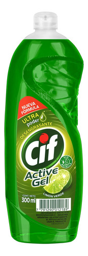 Cif - Lvj - Bio Active - Limon Verde - 300 Ml