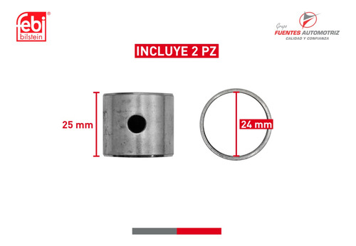 Perno Central Para Vw Combi 1600 1974 1975 Febi Original