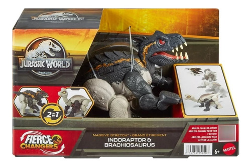 Jurassic World Fierce Changers De Indoraptor A Brachiosaurus