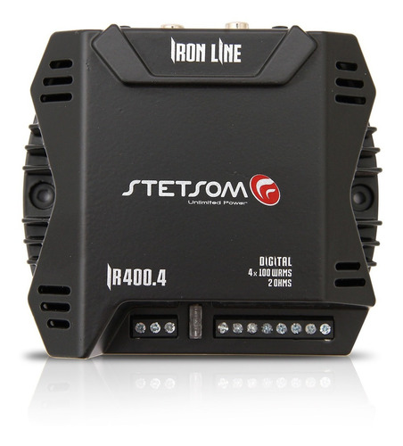 Amplificador Digital Stetsom Iron Line Ir400.4 Duos 400wrms