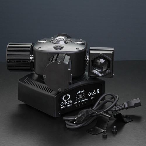 Canhão Moving 80w 4 Leds Rgb Lasers Strobo Dmx Bivolt Show