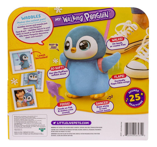 Little Live Pets My Walking Penguin Juguines Interactivos