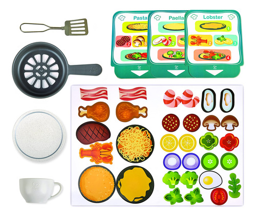 Cocinita De Juguete Para Niños Freidora Horno Microondas