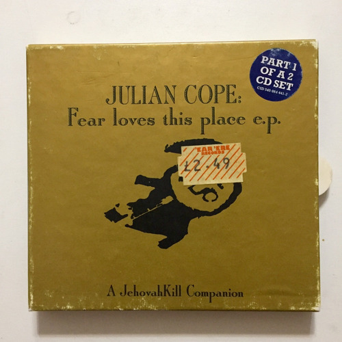 Cd Ep Julian Cope Fear Loves This Place Ep Ed. Limtada 3300