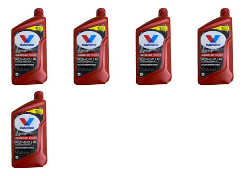 5 Aceite Atf 100% Sintetico Valvoline Alto Kilometraje