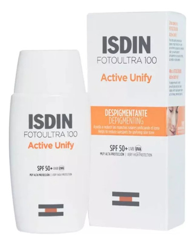 Isdin Protector Solar 100 Active Unify Spf 50+ 50 Ml