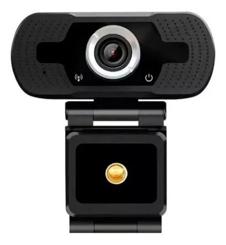 Webcam Full Hd Usb 301 Alta Resolução 1920x1080p Cor Preto