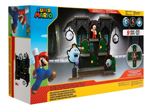 Nintendo Set Figura Super Mario Bros Mansión Boo Deluxe