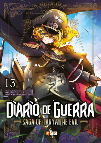 DIARIO DE GUERRA - SAGA OF TANYA THE EVIL NUM. 13, de Zen, Carlo. Editorial ECC ediciones, tapa blanda en español