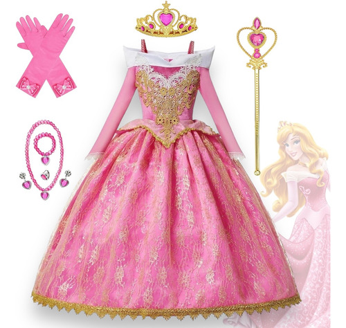 Disfraz Princesa Aurora Disfraz Bella Durmiente + Accesorios