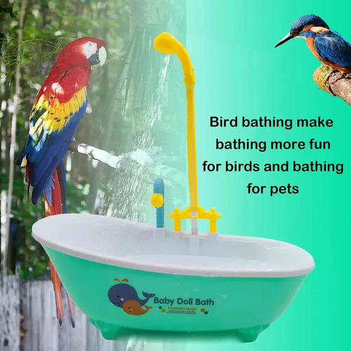 Ducha Automática For Pájaros Y Baño For Loros
