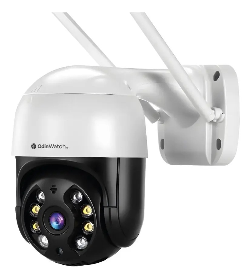 Cámara de seguridad OdinWatch A-4 con resolución 4MP PTZ Sensor de movimiento Audio bidireccional Resistente al agua