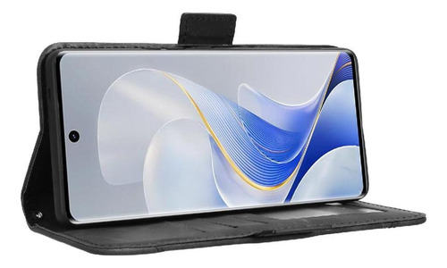 Funda For Vivo V40 5g Funda Billetera De Cuero Con Tarjeta
