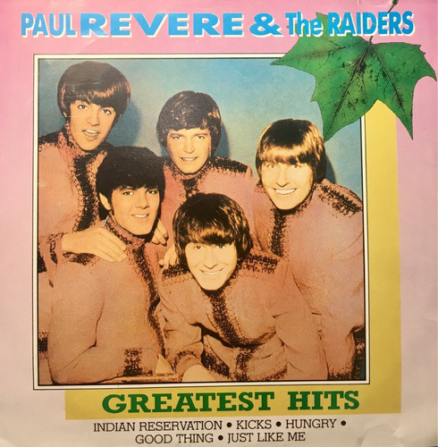 Cd Paul Revere And The Raiders Greatest Hits - Indian Reserv