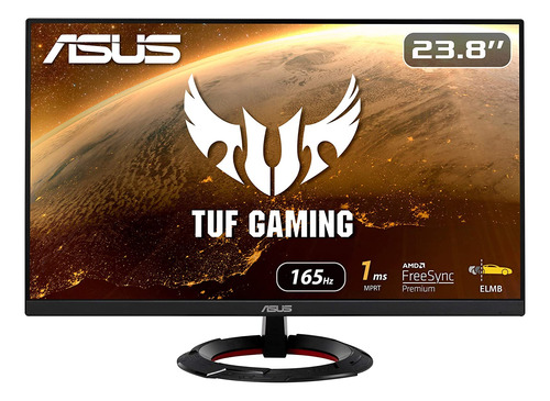 Monitor Asus Tuf Gaming, 23,8 Pulgadas, Full Hd, Ips, 165 Hz