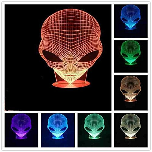 Lámparas Nocturnas Infant 3d Lamp Usb Power 7 Colors Amazing