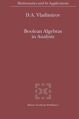 Libro Boolean Algebras In Analysis - D.a. Vladimirov