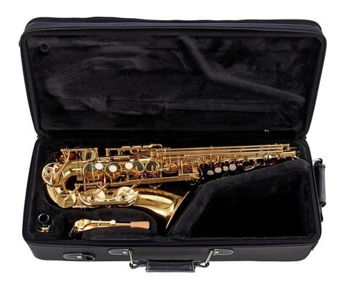 Sax Alto Mib Yamaha Yas 62 Iv Dourado Novo Original Completo