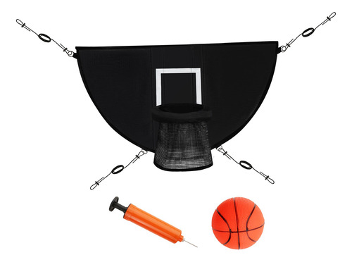 Mini Aro De Baloncesto Para Trampolín Con Cuerdas,