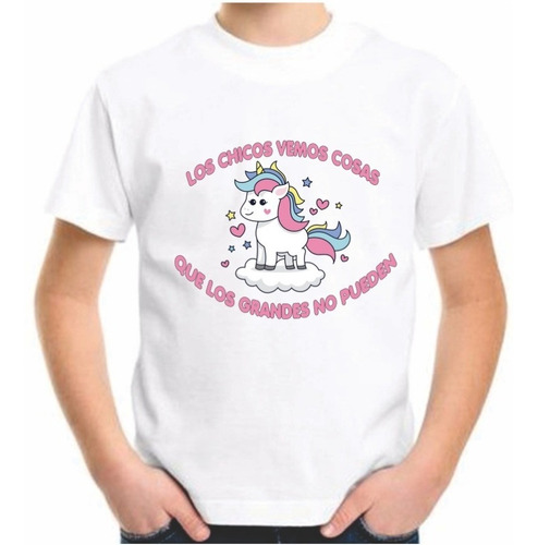 Remera Unicornio Los Niños Dia Del Niño Regalo Cumpleaños