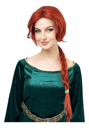 . Peluca Trenzada De Princesa Fiona De Shrek