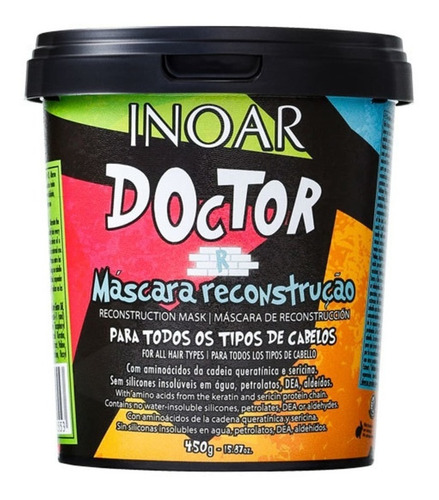 Inoar Doctor Másc Reconstrução - Másc De Tratamento 450g Blz