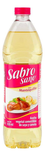 Aceite Vegetal Comestible Sabrosano Mantequilla 850ml