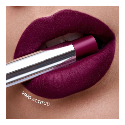 Labial Mate Vino Actitud Colorfix 24 H Ésika