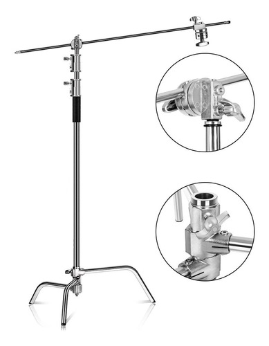 Tripode De Iluminacion Kembe Cs05 Pie Tipo C 20kg 2.4mts