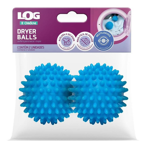 Esferas Para Secar Roupas Dryer Balls Log Ordene 2 Peças