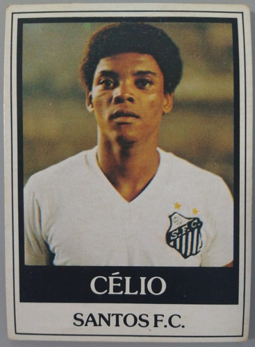 Celio - Ping Pong Futebol Cards - Nº 256 - Santos F. C.