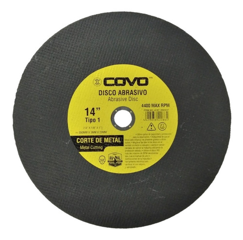 Disco De Corte P/metal De 14 Tronzadora