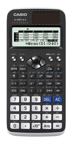 Calculadora Casio Cientifica Negra Fx-991lax