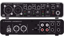 Comprar Interfaz De Audio Behringer Umc204 Hd Grabacion Profesional 