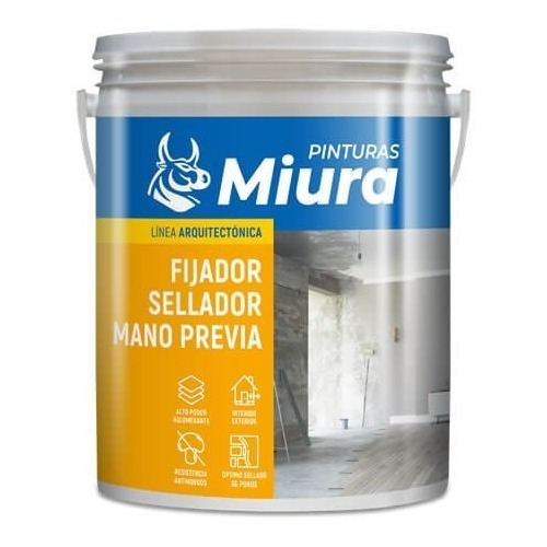 Fijador Sellador Miura Lata 4kg Transparente