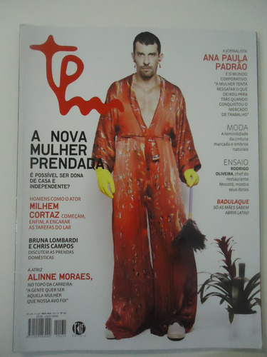 Revista Tpm #131 Ano 2013 Milhem Cortaz - Alinne Moraes