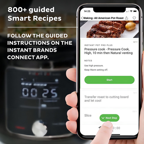 Olla A Presión Instant Pot, Pro Plus, Wi-fi, Smart, 10 En 1