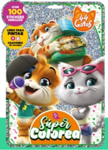 Flow Pack 44 Gatos Super Colorea 3