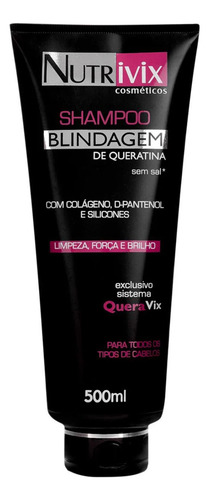 Nutrivix - Shampoo + Condic. + Protetor Térmico Blindagem