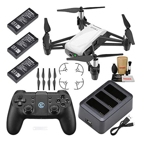 Tello Drone Quadcopter Boost Combo Bundle With 3 Batteries, 