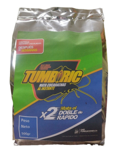 Tumboric Polvo Para Cucarachas Y Chiripas 500gr