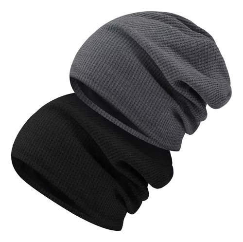 2 Pcs Gorros Para Hombres Y Mujeres, Gorro De Punto De Moda